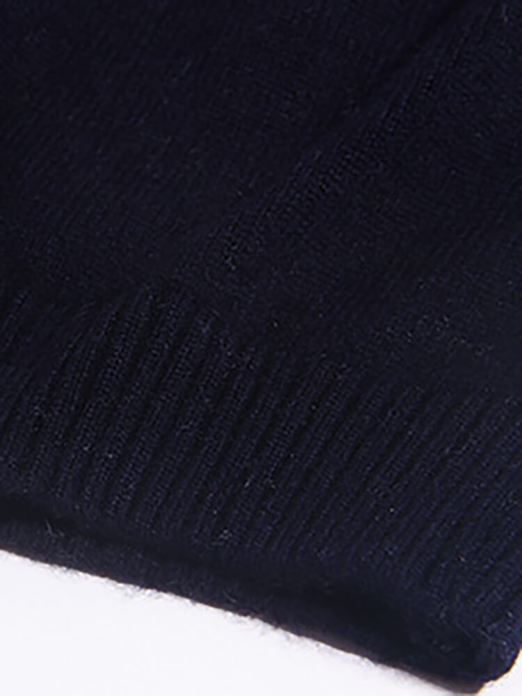 Kids Nordic Pattern Fair Isle Cashmere Crewneck Pullover Sweater